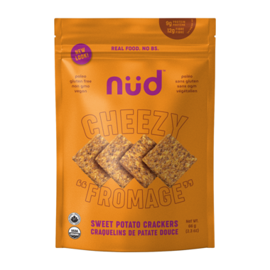 NUD FUD, CHEEZY CRACKERS, 6 x 66G