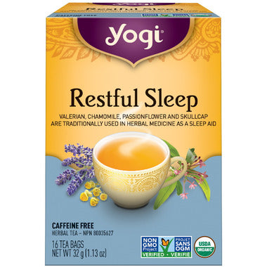 YOGI, RESTFUL SLEEP TEA OR, 6 x 16CT