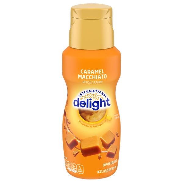 INTERNATIONAL DELIGHT COFFEE CARAMEL CANDY, 6 X 473 ML