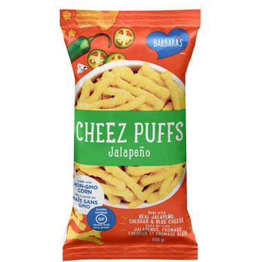 BARBARA'S BAK, JALAPENO CHEEZ PUFFS, 12 x 198G