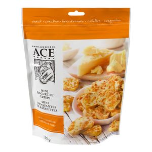 ACE BAKERY, MINI CRISPS - AGED CHEDDAR, 15 x 150 G