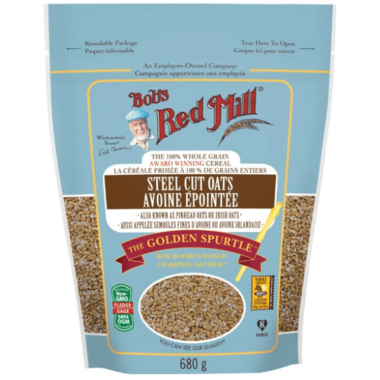 BOB'S REDMILL, OATS STEEL CUT, 4 x 680G