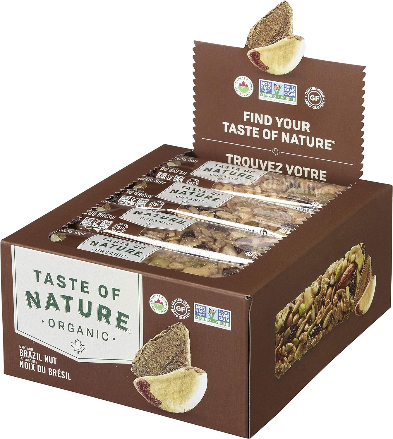 TASTEOFNATURE, BRAZIL NUT, 16 x 40 G