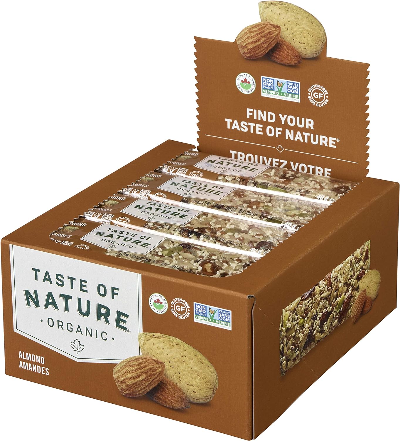 TASTEOFNATURE, ALMOND, 16 x 40 G