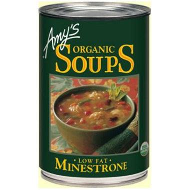 AMY'S KITCHEN, LOW SOD MINESTRONE OR, 12 x 398ML
