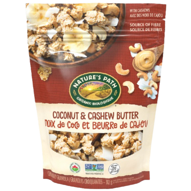 NATURE'S PATH, COCONUT & CASHEW BUTTER, 8 x 312G