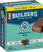 CLIF/LUNABAR, BUILDERS CHOC MINT BAR, 12 x 68 G