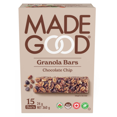 MADE GOOD, CHOC CHIP GRANOLA BAR CLUB PK OR, 4 x 15X24G
