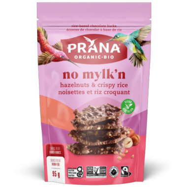 PRANA, NO MYLK'N - HAZELNUT & CRISPY RICE, 8 x 95G