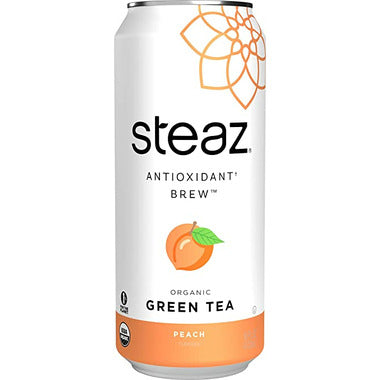 STEAZ, PEACH OR, 12 x 473ML