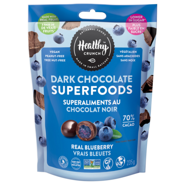 HEALTHY CRUNCH, DARK CHOCOLATE SUPERFOODS BLUEBERRY, 6 x 235G