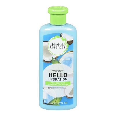 HERBAL ESSENCES HELLO HYDRATION SHAMPOO, 6 X 346 ML