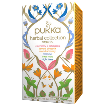 PUKKA SPECIALTY, ORGANIC HERBAL COLLECTION, 4 x 20CT