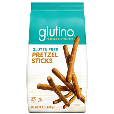 GLUTINO, FAMILY BAG PRETZEL STICKS, 12 x 400G