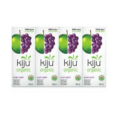 KIJU OR JUICES, GRAPE APPLE JUICE OR, 8 x 4X200ML