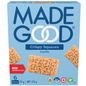 MADE GOOD, VANILLA CRISPY SQUARES 6PK OR, 6 x 132G