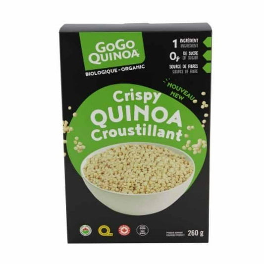 GOGO QUINOA, CRISPY QUINOA, 8 x 260G