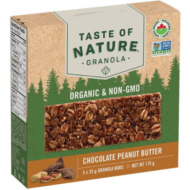 TASTEOFNATURE, CHOCOLATE PEANUT BUTTER, 12 x 5X35GG
