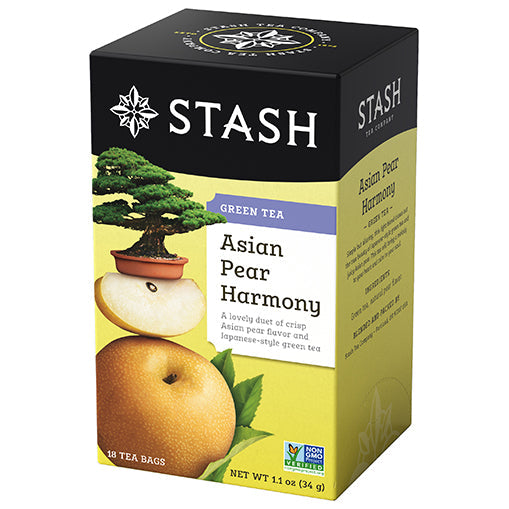 STASH TEA, ASIAN PEAR HARMONY, 6 x 18CT
