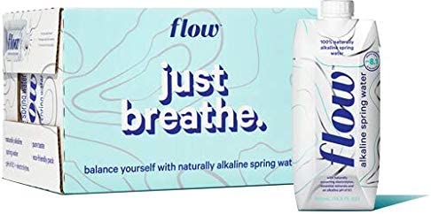 FLOW, NATURALLY ALKALINE SPRING WATER 6PK, 6 x 500ML