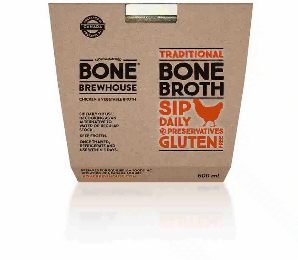 BONE BREWHOUSE, CHICKEN & VEGETABLE BROTH, 6 x 600ML