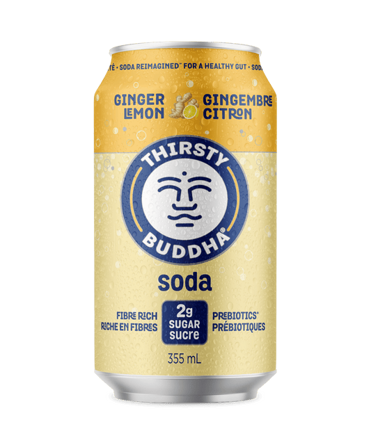 THIRSTY BUDDHA, GINGER LEMON, 12 x 355ML