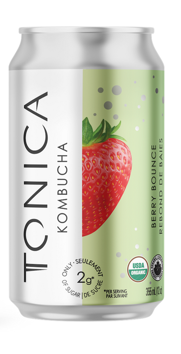 TONICA, LOW SUGAR BERRY BOUNCE, 6 x 355ML