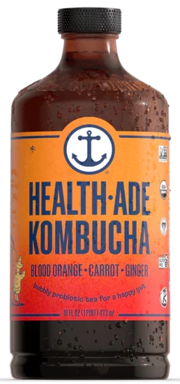 HEALTH ADE KOMB, BLOOD ORANGE-CARROT-GINGER, 12 x 473ML