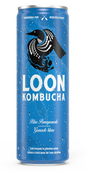 LOON KOMBUCHA, BLUE POMEGRANATE, 12 x 355ML