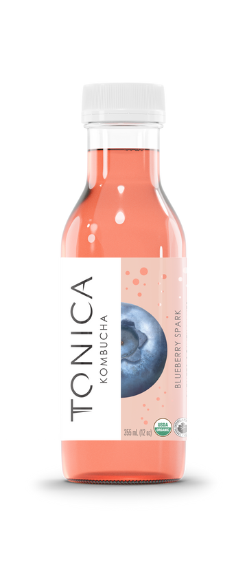 TONICA, BLUEBERRY SPARK, 12 x 355 ML