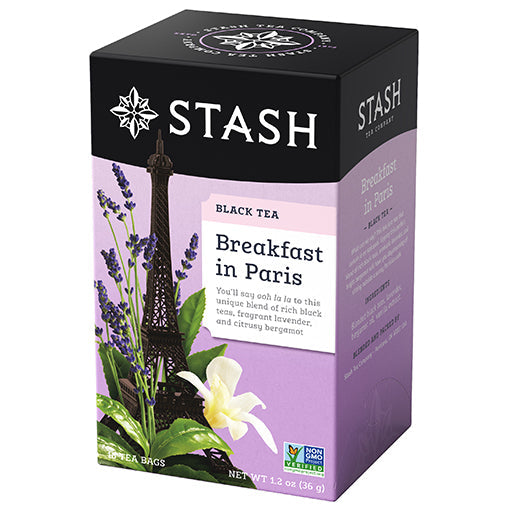 STASH TEA, BREAKFAST IN PARIS, 6 x 18CT