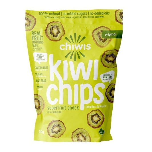 CHIWIS, ORIGINAL KIWI CHIPS, 12 x 50G