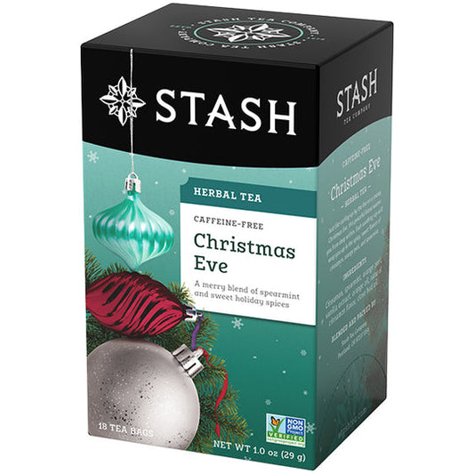 STASH TEA, CHRISTMAS EVENING TEA, 6 x 18CT