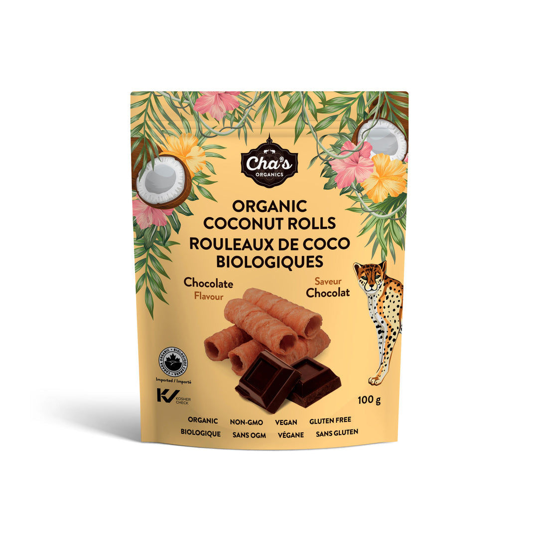 CHA'S ORGANICS, CHOCOLATE, 12 x 100G