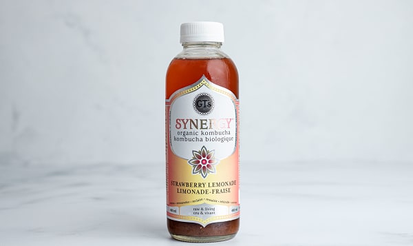 G.T.'S, SYNERGY STRAWBERRY LEMONADE, 12 x 480ML
