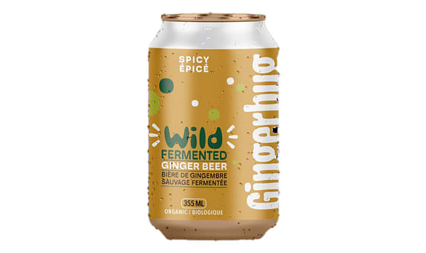 GINGERBUG, GINGER BEER - SPICY, 12 x 355ML