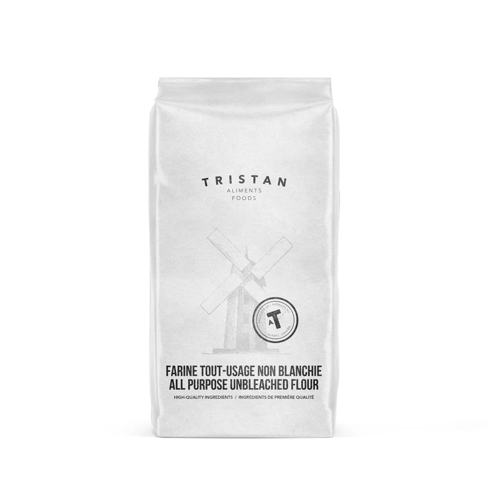 ALIMENTS TRISTAN UNBLEACHED FLOUR, 6 X 2 KG