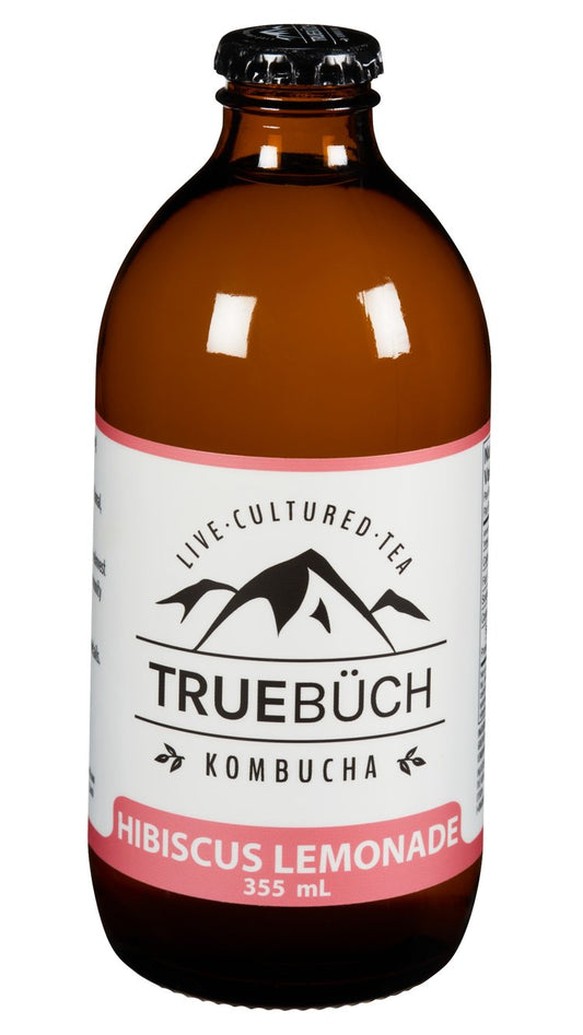 TRUE BUCH KOMBU, HIBISCUS LEMONADE, 12 x 355ML