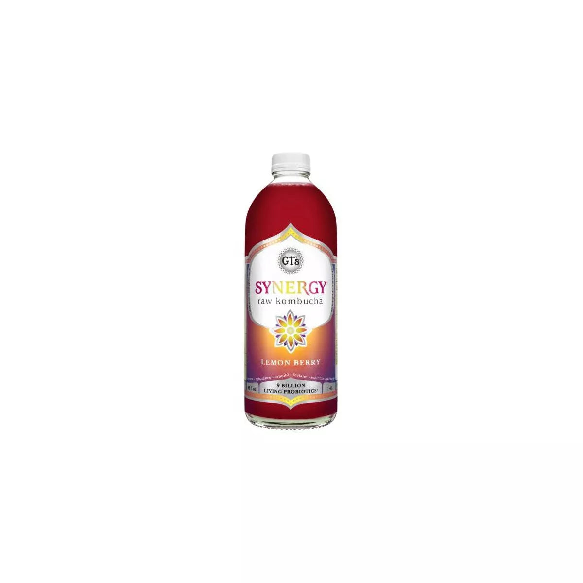 G.T.'S, SYNERGY LEMON BERRY, 12 x 480ML