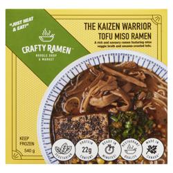 CRAFTY RAMEN, TOFU MISO RAMEN, 12 x 540G