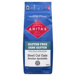 ANITA'S ORGANIC, STEEL CUT OATS GLUTEN FREE, 4 x 0.9KG