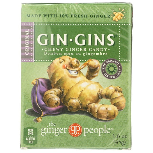 GINGERPEOPLE, ORIGINAL CHEWY GINGER TRAVEL PACK, 24 x 45.36 G