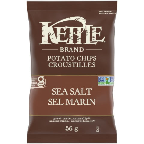 KETTLE FOODS, SEA SALT 56G, 24 x 56G