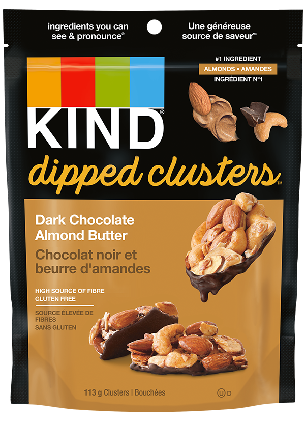 KIND, DARK CHOCOLATE ALMOND BUTTER, 8 x 113G