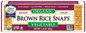 EDWARDSANDSONS, BROWN RICE SNAPS-VEGETABLE, 12 x 100G
