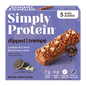 SIMPLY PROTEIN, COOKIES & CREME DIPPED BAR 5PK, 6 x 5X25G