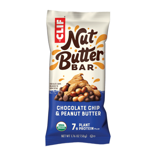 CLIF/LUNABAR, CHOCOLATE CHIP&PEANUT BUTTER, 12 x 50G