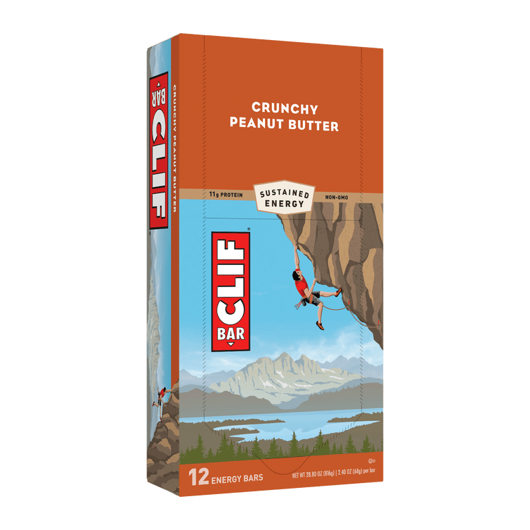 CLIF/LUNABAR, CRNCHY PNUT BUTTER BAR, 12 x 68G