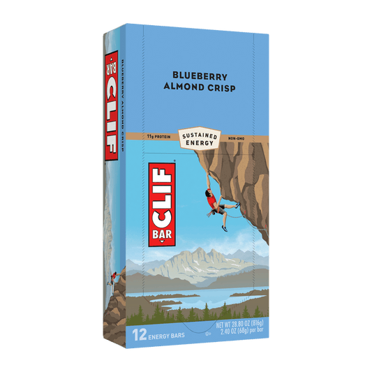 CLIF/LUNABAR, BLUEBERRY ALMOND CRISP - 12PK, 12 x 68G