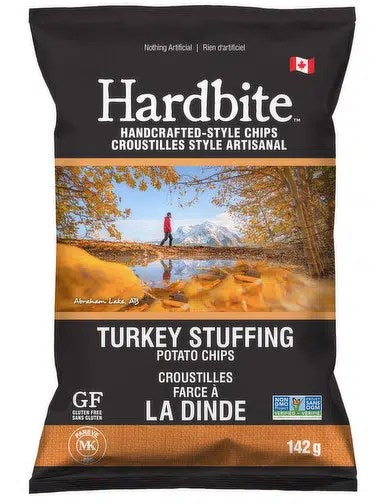 HARDBITECHIPS, TURKEY STUFFING POTATO CHIPS, 15 x 142G
